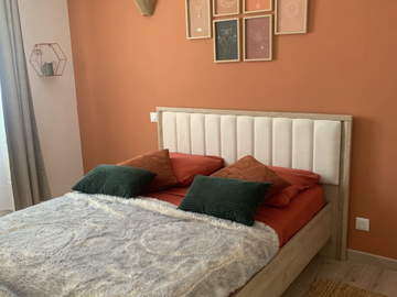 Unterkunft beim Gastgeber zur Miete in Toulouse - Foto 1 : Schlafzimmer-1