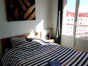 Room in shared apartment with private balcony