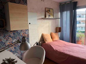 Dormitorio en apartamento grande