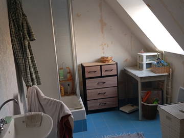 Chambre chez l'habitant à louer à Plerguer - photo 4 : salle de bain-4