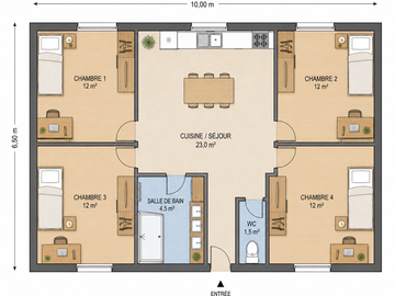 Shared housing for rent in Pommeuse - photo 2-2