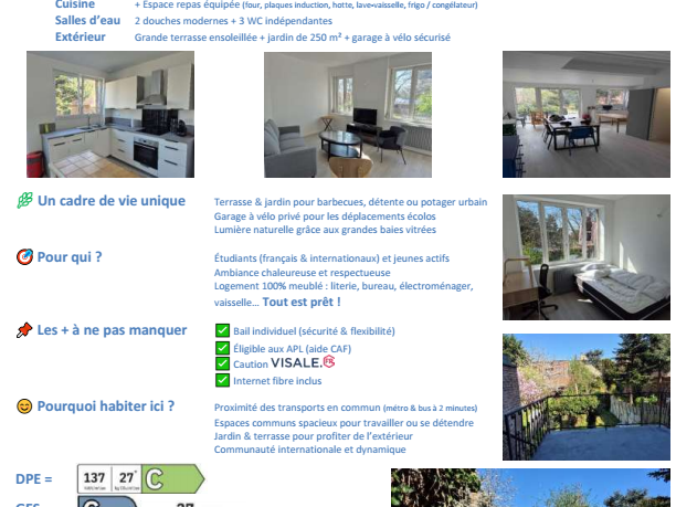 Chambre Chez L'habitant Lille 662679-1