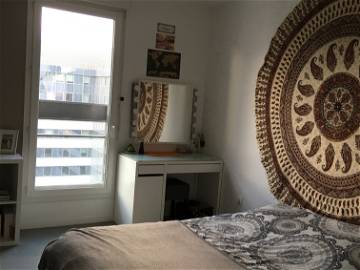 Roomlala | Chambre "double" Dans Duplex Spacieux Avec Terrasse