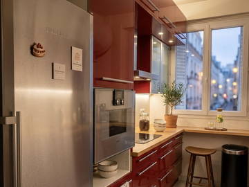 Chambre chez l'habitant à louer à Paris - photo 7 : cuisine-7
