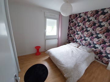 Unterkunft beim Gastgeber zur Miete in Poitiers - Foto 1 : Schlafzimmer-1