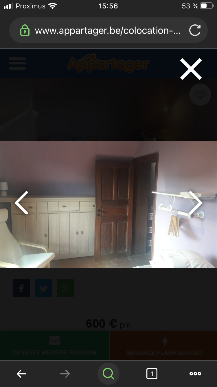 Chambre Chez L'habitant Rhode-Saint-Genèse 263617