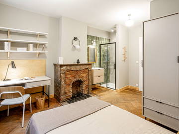 Wohngemeinschaft zur Miete in Etterbeek - Foto 12 : Schlafzimmer-12