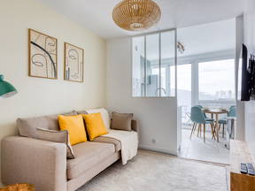 Mehrbettzimmer in einer 75 m² großen Wohnung