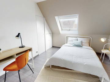 Shared housing for rent in Rouen - photo 6: Bedroom-6