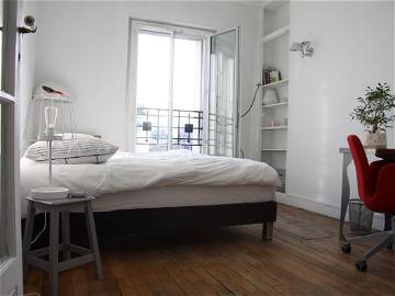 Roomlala | Chambre ensoleillée avec Salle de Bains et toilettes Privées