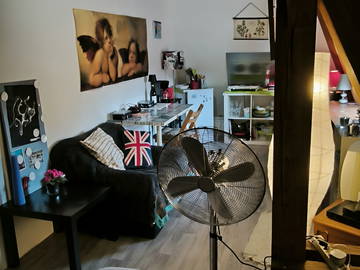 Unterkunft beim Gastgeber zur Miete in Strasbourg - Foto 1 : Schlafzimmer-1