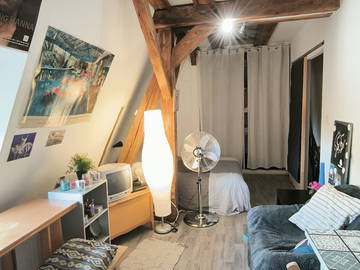Unterkunft beim Gastgeber zur Miete in Strasbourg - Foto 3 : Schlafzimmer-3