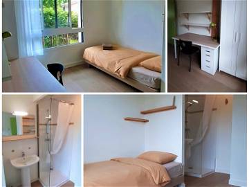 Roomlala | Chambre étudiante Confortable Avec Sanitaires Privatifs