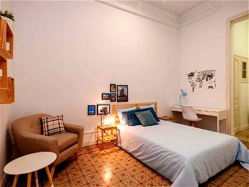 Roomlala | Chambre Exclusive Dans Le Quartier De Gracia (RH9-R6)