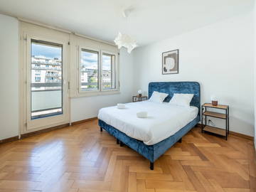 Gesamte Unterkunft zur Miete in Lausanne - Foto 13 : Schlafzimmer-13