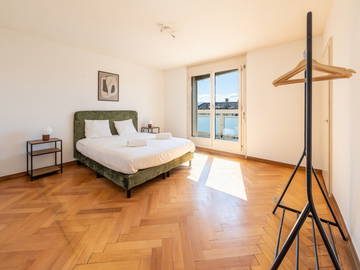 Gesamte Unterkunft zur Miete in Lausanne - Foto 14 : Schlafzimmer-14