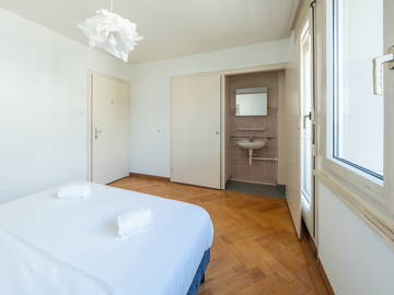 Gesamte Unterkunft zur Miete in Lausanne - Foto 19 : Schlafzimmer-19