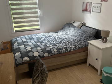 Unterkunft beim Gastgeber zur Miete in Collonges-Sous-Salève - Foto 1 : Schlafzimmer-1