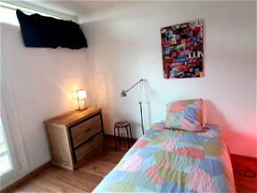 Furnished Room In Lille St Maur Overlooking Terrace