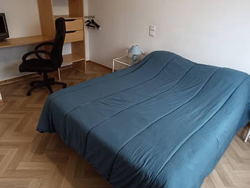 Unterkunft beim Gastgeber zur Miete in Nantes - Foto 1 : Schlafzimmer-1