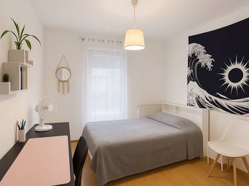 Unterkunft beim Gastgeber zur Miete in La Roche-Sur-Yon - Foto 1 : Schlafzimmer-1