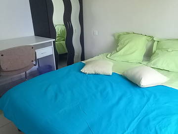 Unterkunft beim Gastgeber zur Miete in Tours - Foto 2 : Schlafzimmer-2