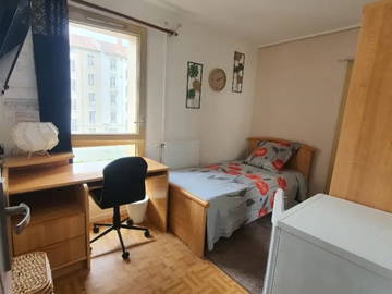 Unterkunft beim Gastgeber zur Miete in Villeurbanne - Foto 1 : Schlafzimmer-1