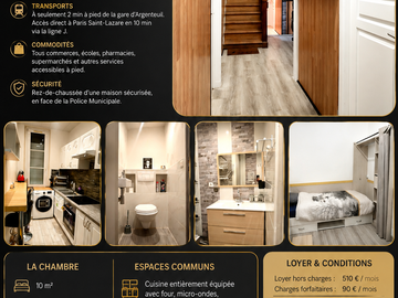 Colocation à louer à Argenteuil - photo 1 : autre pièce-1