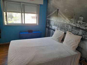 Unterkunft beim Gastgeber zur Miete in Cannes - Foto 1 : Schlafzimmer-1
