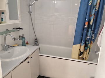 Chambre chez l'habitant à louer à Paris - photo 7 : salle de bain-7