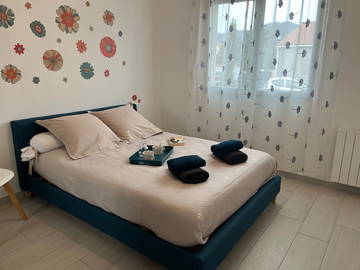 Unterkunft beim Gastgeber zur Miete in Le Boulou - Foto 10 : Schlafzimmer-10