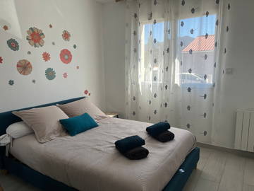Unterkunft beim Gastgeber zur Miete in Le Boulou - Foto 1 : Schlafzimmer-1