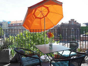 Chambre chez l'habitant à louer à Molenbeek-Saint-Jean - photo 9 : balcon-9