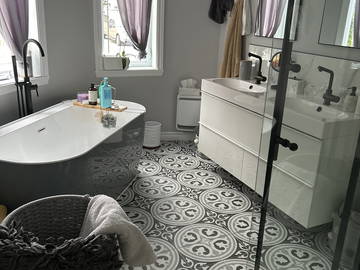 Chambre chez l'habitant à louer à Blainville - photo 2 : salle de bain-2