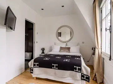 Gesamte Unterkunft zur Miete in Paris - Foto 7 : Schlafzimmer-7
