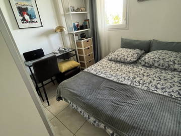 Chambre chez l'habitant à louer à Marseille - photo 2 : chambre-2