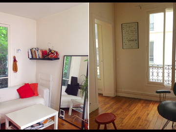 Roomlala | Charming 3-room apartment for rent in Montmartre