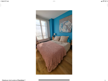 Chambre chez l'habitant à louer à Cesson - photo 1 : chambre-1