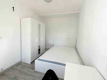 Unterkunft beim Gastgeber zur Miete in Cenon - Foto 6 : Schlafzimmer-6