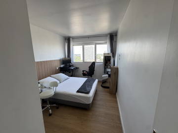 Unterkunft beim Gastgeber zur Miete in Tours - Foto 1 : Schlafzimmer-1