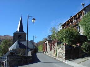 Shared accommodation in a mountain house