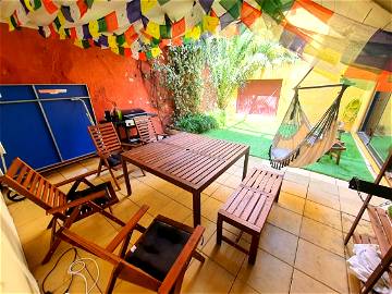 Roomlala | Colocation Dans Villa 200 M² Avec Patio Chambre RDC