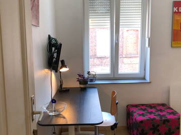 Colocation à louer à Croix - photo 1 : chambre-1