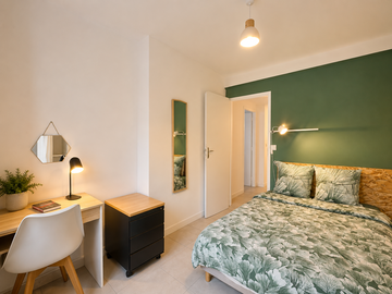 Quarto em casa do anfitrião para alugar em Nîmes - fotografia 8 : Quarto-8