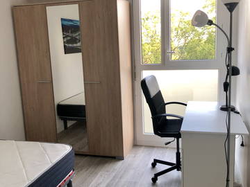 Unterkunft beim Gastgeber zur Miete in Mérignac - Foto 3 : Schlafzimmer-3