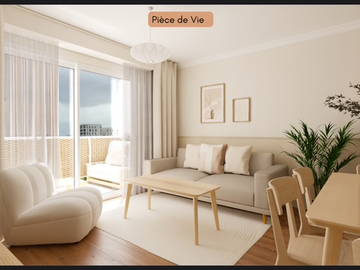 Colocation à louer à Annemasse - photo 1 : salon-1