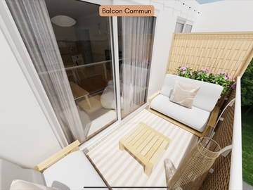 Colocation à louer à Annemasse - photo 6 : balcon-6