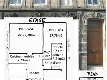 Shared housing for rent in Talence - photo 1 : Other room-1