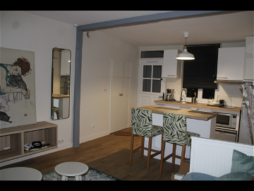 Roomlala | Do wynajęcia przyjemna kawalerka 25 m3 z ogrodem 30m2