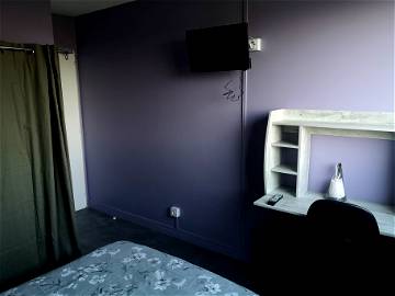 Roomlala | Dormitorio 3 En Alquiler Tv Ducha Nuevo Apartamento Toulouse